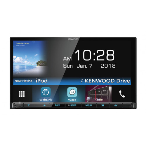 เครื่องเล่นติดรถยนต์ 2 Din Kenwood DMX7018BT