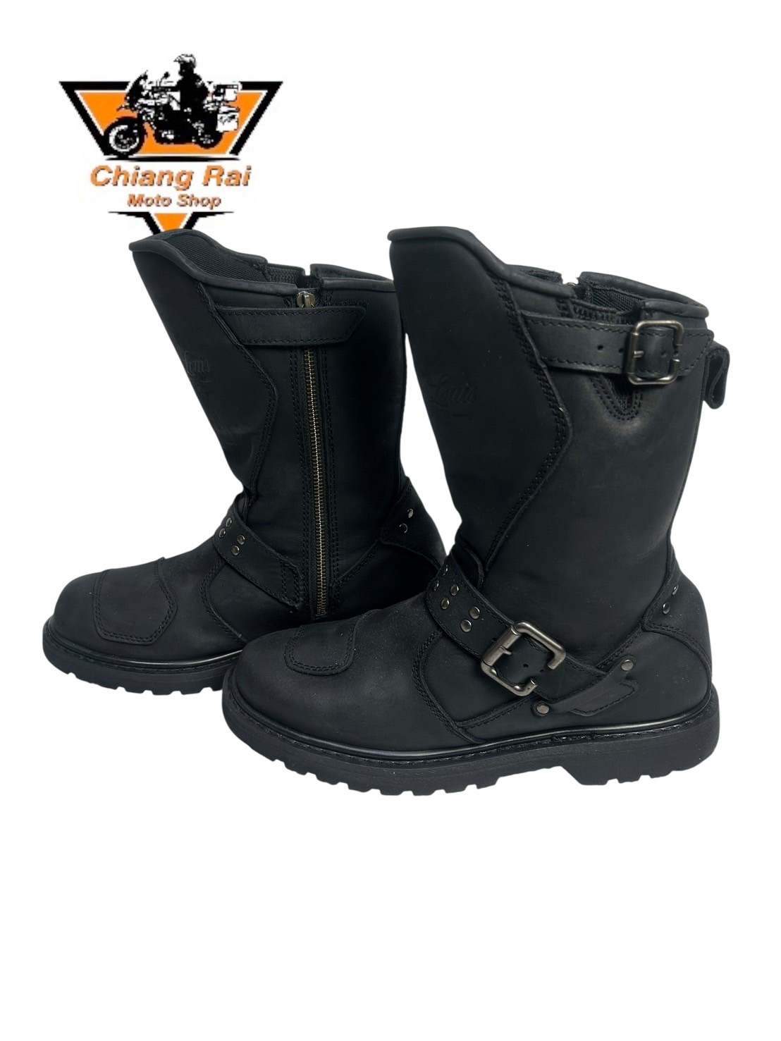 รองเท้าขี่มอเตอร์ไซด์( มือสอง) RCBT-095 Size ขนาดจากป้าย 43:EUR / 9:UK / 27.5:Cm.(Detlev Louis)