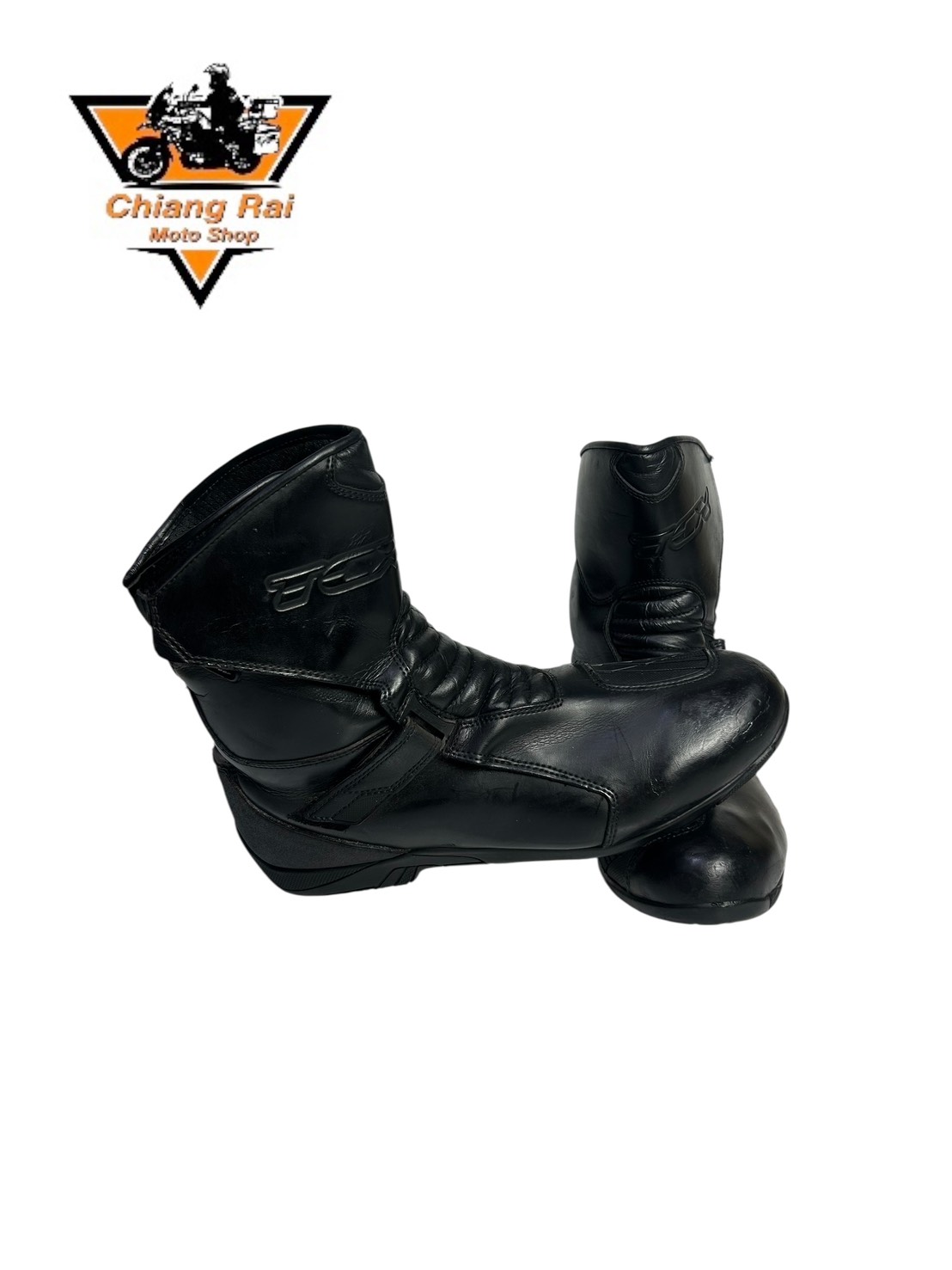 รองเท้าขี่มอเตอร์ไซด์( มือสอง) RCBT-123 Size ขนาดจากป้าย 45:EUR / 10.5:UK / 28.5:Cm.(TCX)