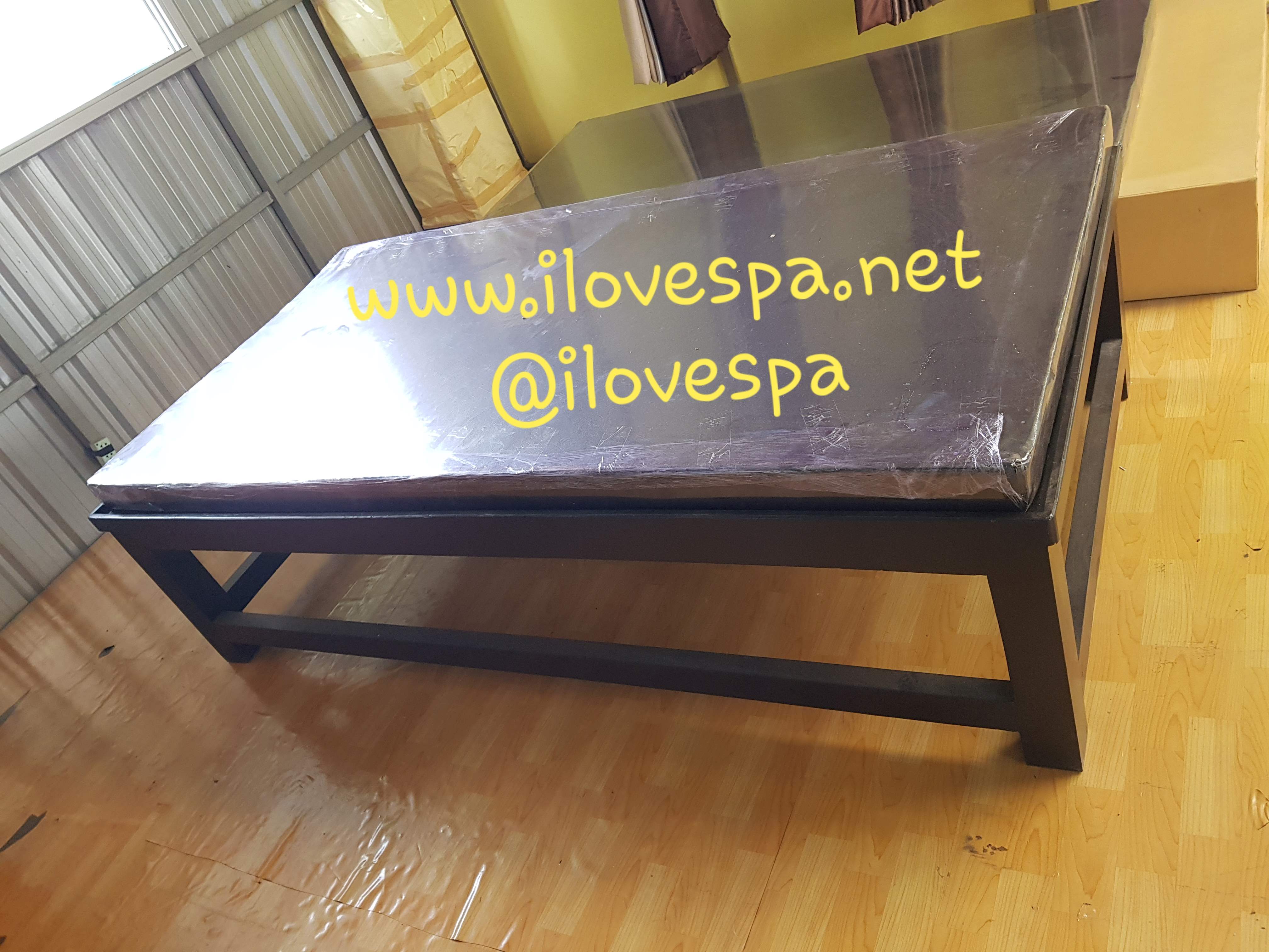 เตียงไทย - สปา พร้อมเบาะเจาะหน้า (ไม่มีระแนงด้านล่าง)