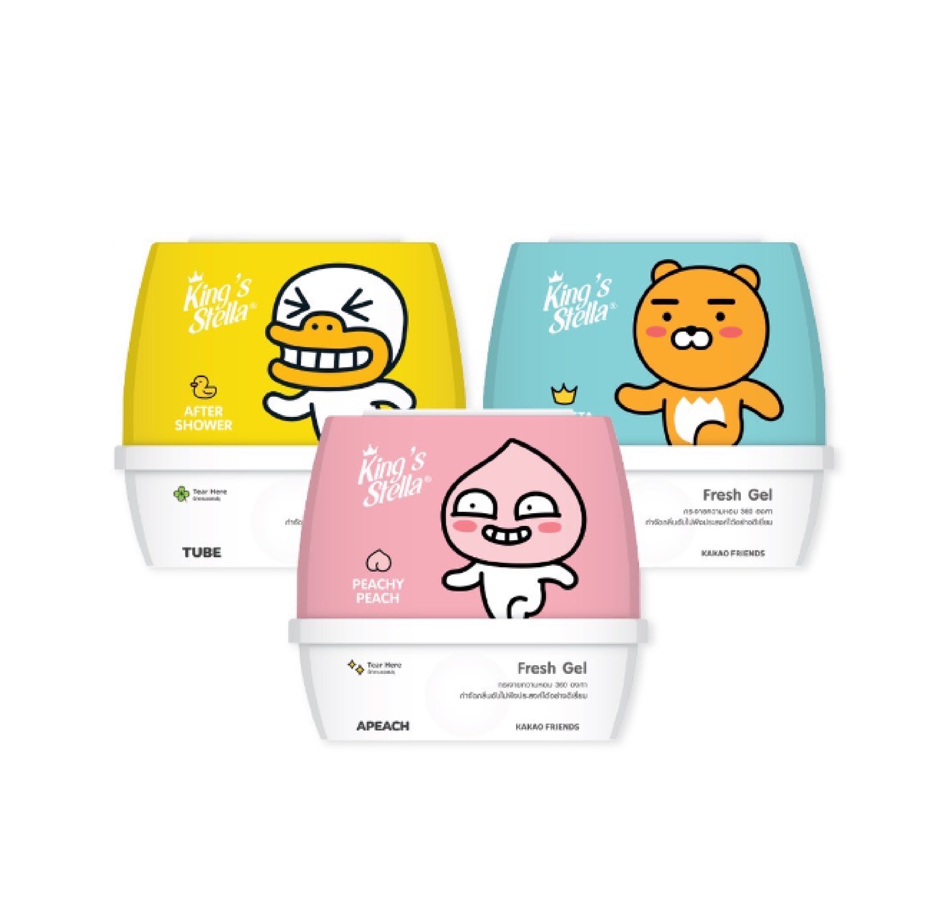 เจลปรับอากาศ เฟรชเจลคาเคา 180 g. King's Stella