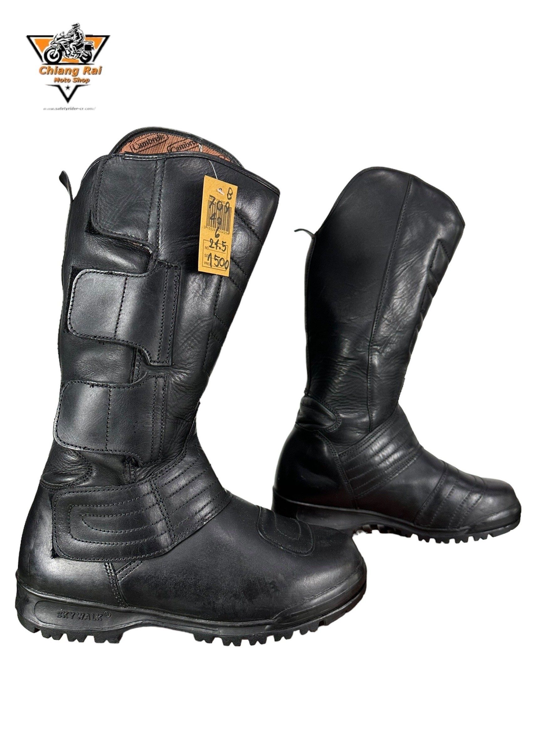 รองเท้าขี่มอเตอร์ไซด์( มือสอง) RCBS-709 Size ขนาดจากป้าย 40:EUR / 6:UK / 24.5:Cm.(SKYWALK)