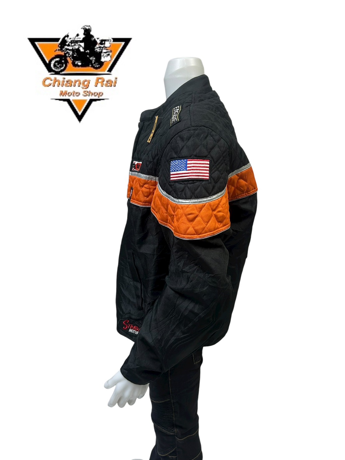 เสื้อขี่มอเตอร์ไซด์( มือสอง) CRSB 071 : อก 52" ยาว 28" (XL) **Strada**