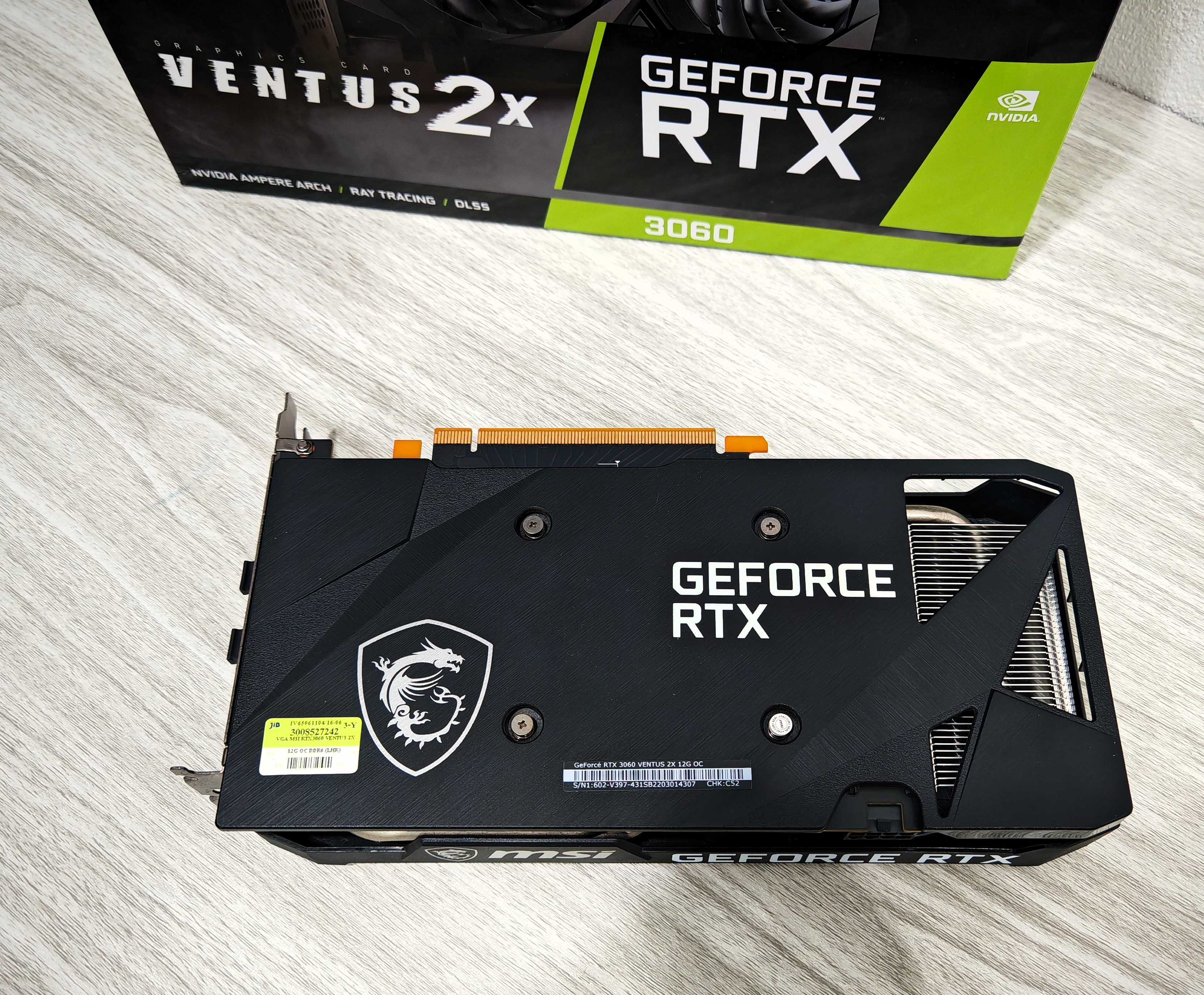MSI RTX 3060 VENTUS 2X 12G OC GDDR6 (LHR)
