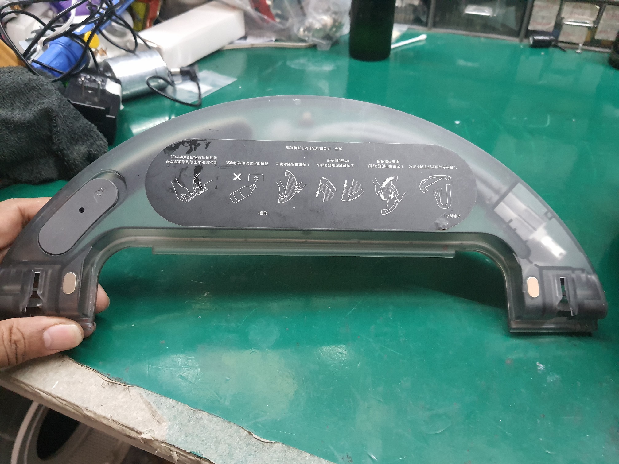 ซ่อมหุ่นยนต์ดูดฝุ่น ยี่ห้อ Xiaomi Mijia รุ่น JCZ2101 อาการน้ำไม่ออกและไม่ดูดฝุ่น