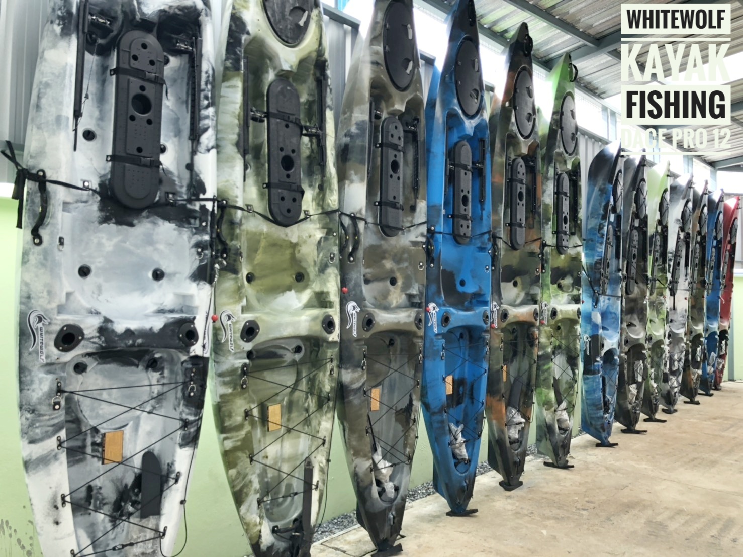 เรือคายัคตกปลา 12 ฟุต / Fishing kayak 12 ft