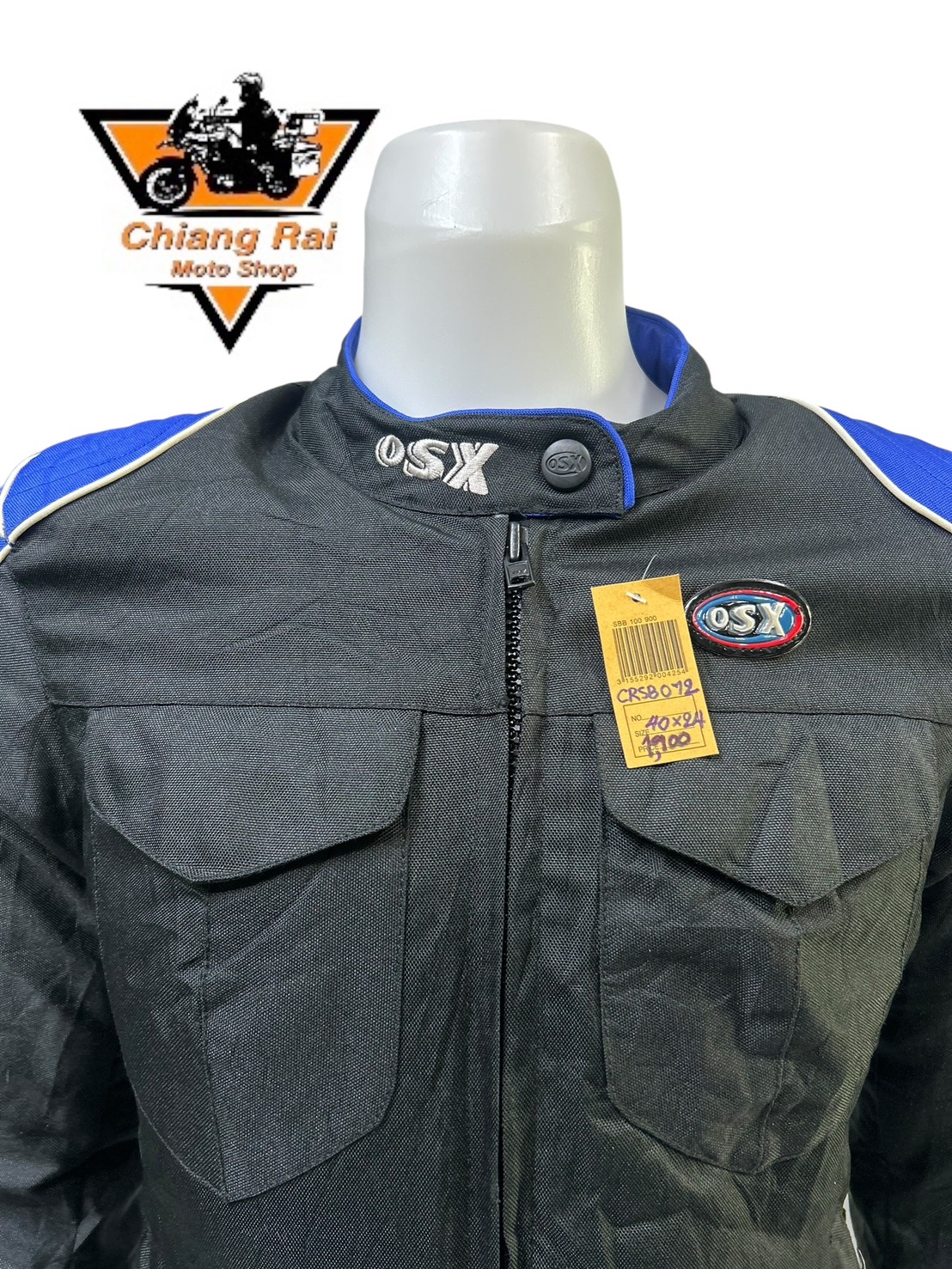 เสื้อขี่มอเตอร์ไซด์( มือสอง) CRSB 072 : อก 40" ยาว 24" (S) **OSX**
