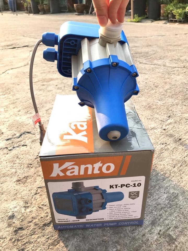 สวิตช์ควบคุมปั๊มน้ำอัตโนมัติ ยี่ห้อ kanto รุ่น KT-PC-10
