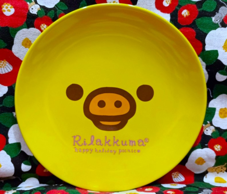 จานเซรามิก Rilakkuma San-X x LAWSON จานข้าว / ชาม เซรามิกแบบหนา รีแลคคุมะ น่ารักๆ จากญี่ปุ่นพร้อมส่งค่ะ Size : 16.5 cm