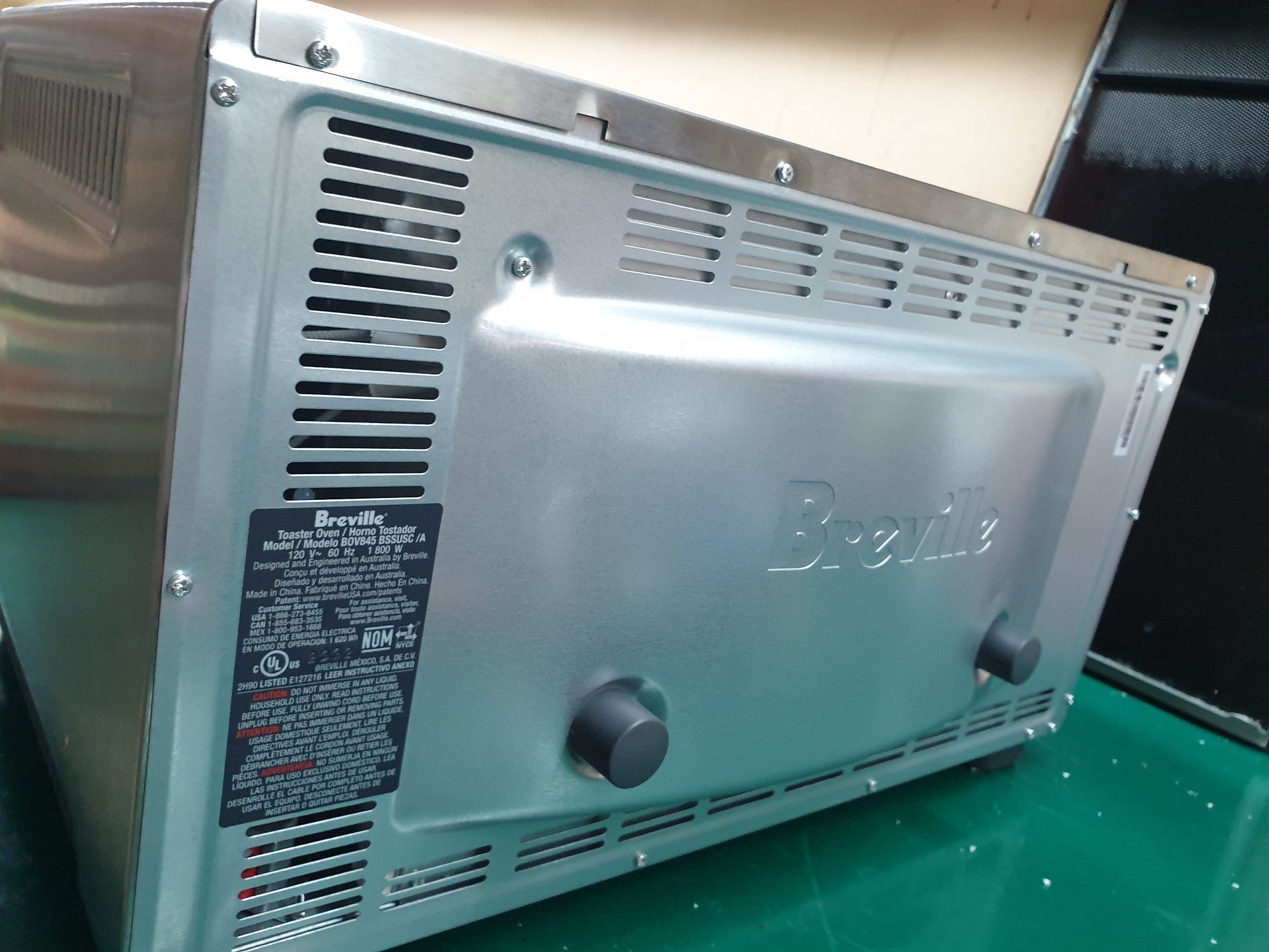 ซ่อมเตาอบ ยี่ห้อ BREVILLE รุ่น BOV845 อาการเครื่องซ๊อตเปิดไม่ติด