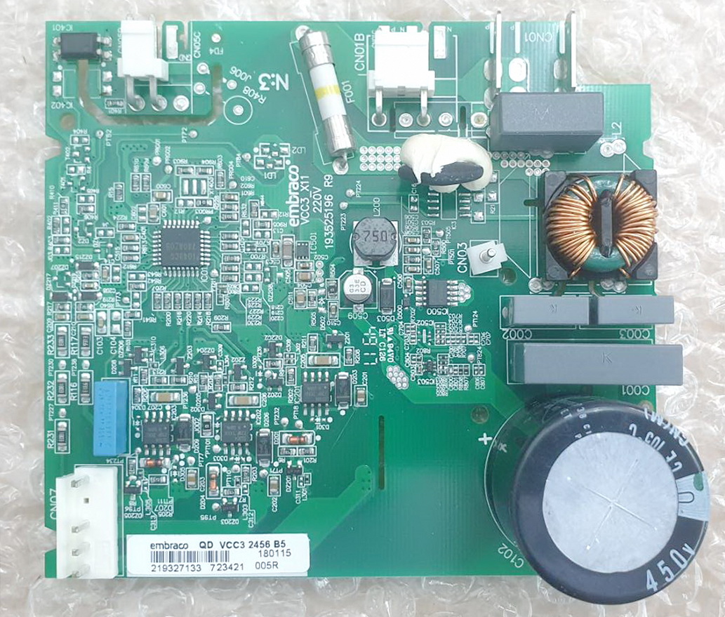 VCC3 2456 B5 บอร์ดอินเวอเตอร์ขับคอมเพรสเซอร์ตู้เย็น