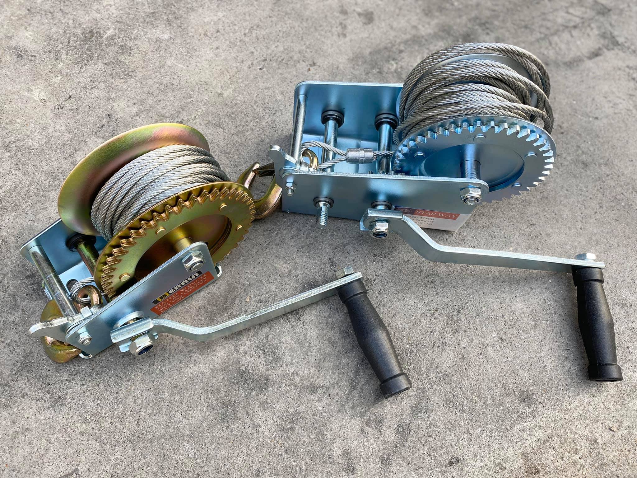 รอกสลิงมือหมุน 2ขนาด 545.5 และ 900 กิโลกรัม