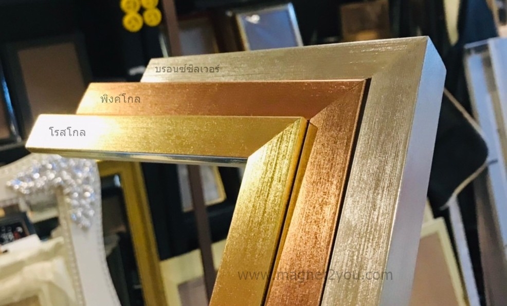 กระดานไวท์บอร์ดติดแม่เหล็กได้ 20x30 (A4) ติดผนัง เลือกสีกรอบได้