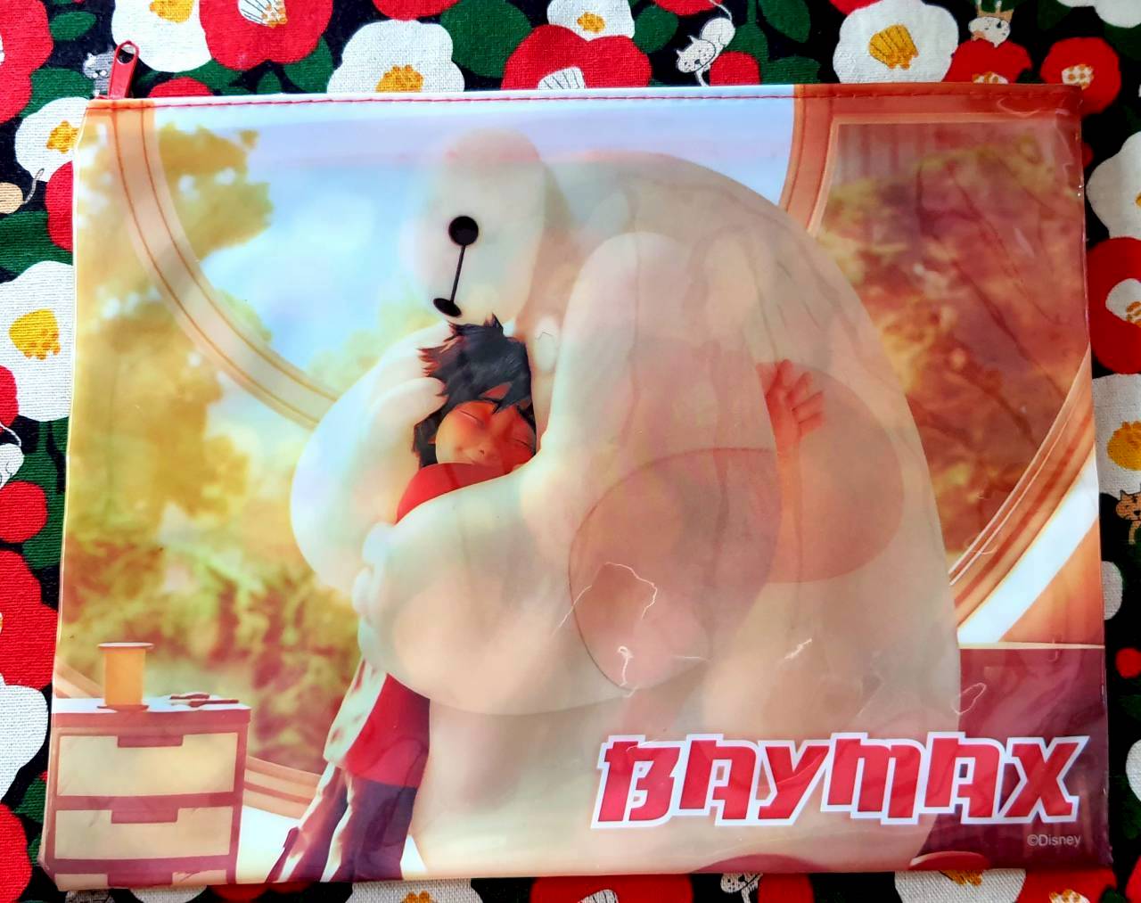 BIG HERO 6 BAYMAX กระเป๋ามีซิป ใส่ ของใช้ เครื่องเขียน เครื่องสำอาง บิ๊กฮีโร่ จากญี่ปุ่น Size : 24 x 18 cm