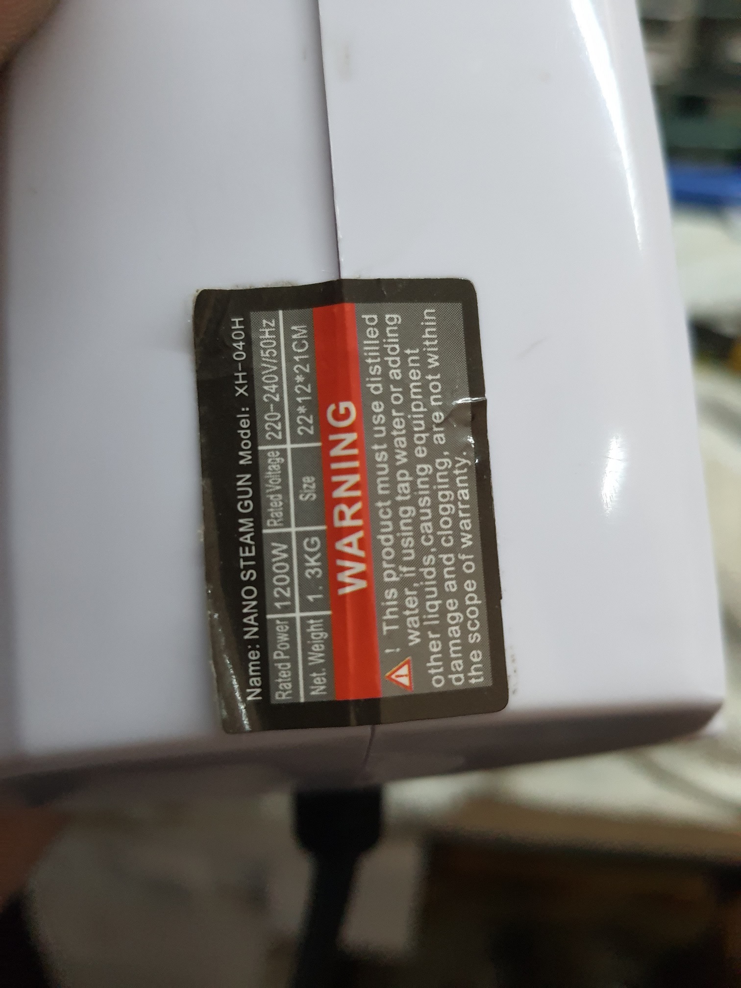 ซ่อมเครื่องพ่นนาโน สำหรับผมแห้งเสีย Blue Magic Nano Hair Care xh-040h อาการไม่พ่นน้ำยา