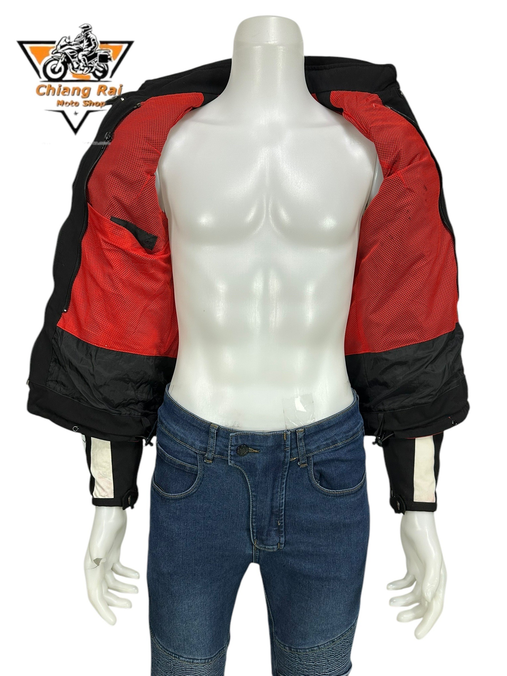 เสื้อขี่มอเตอร์ไซด์( มือสอง) RCSA 941 : อก 40" ยาว 23" (S) **Spidi**