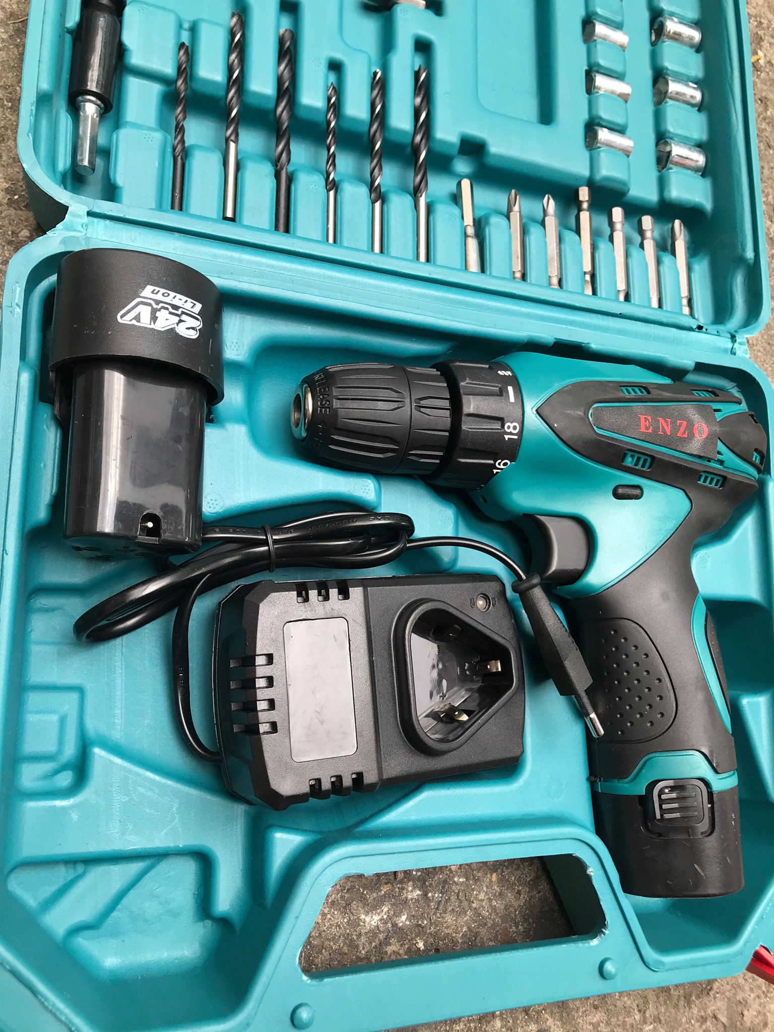 สว่านไร้สาย สว่านแบตEnzo 24V