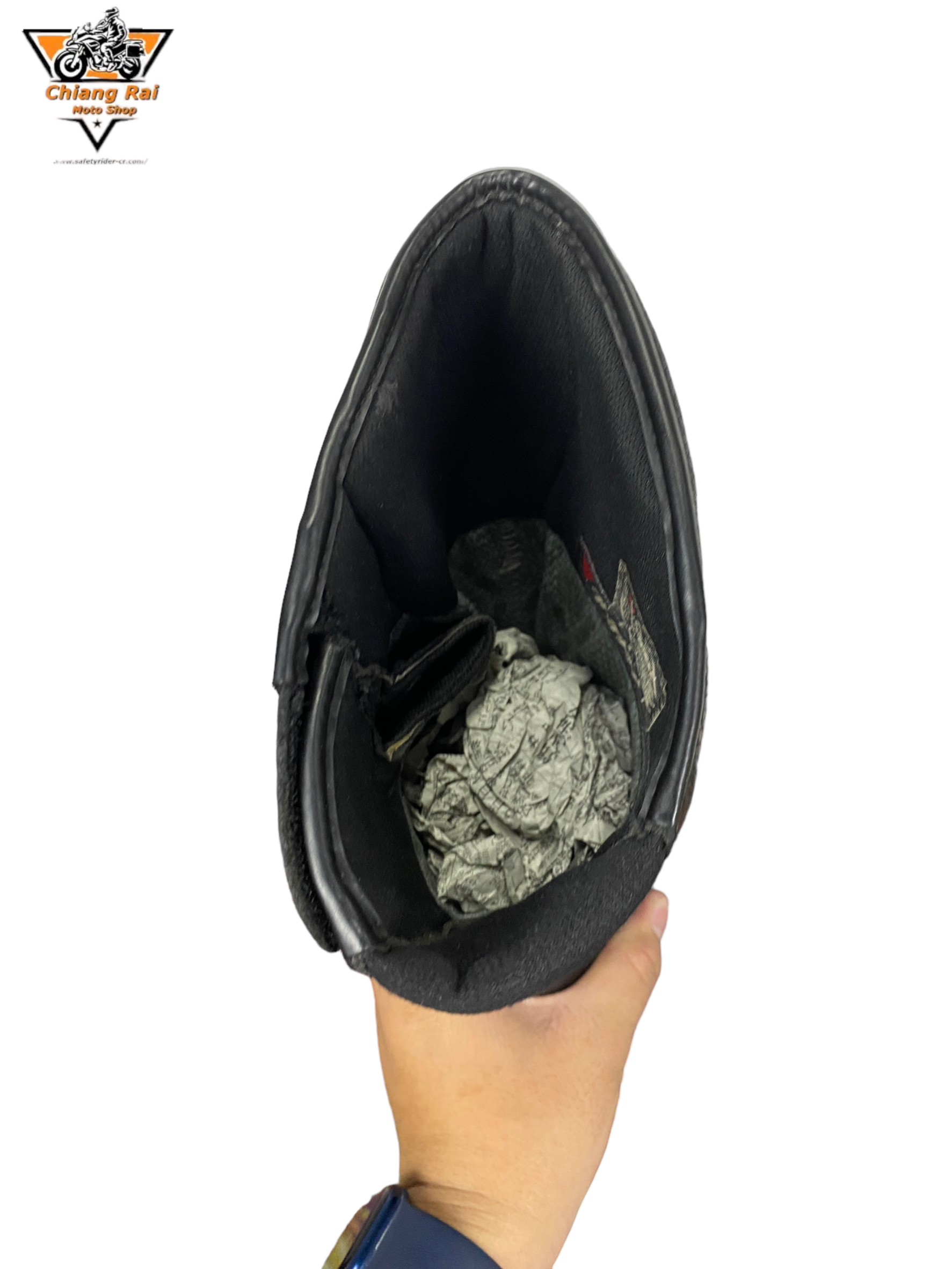 รองเท้าขี่มอเตอร์ไซด์( มือสอง) RCBS-089 Size ขนาดจากป้าย 41:EUR / 7:UK / 25.4:Cm.(dainese)