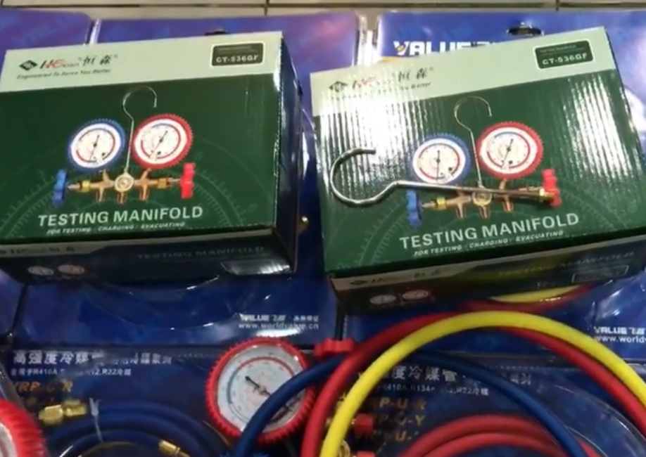 เกจวัดน้ำยาแอร์รุ่น 1100 พร้อมสายวัด VALUE