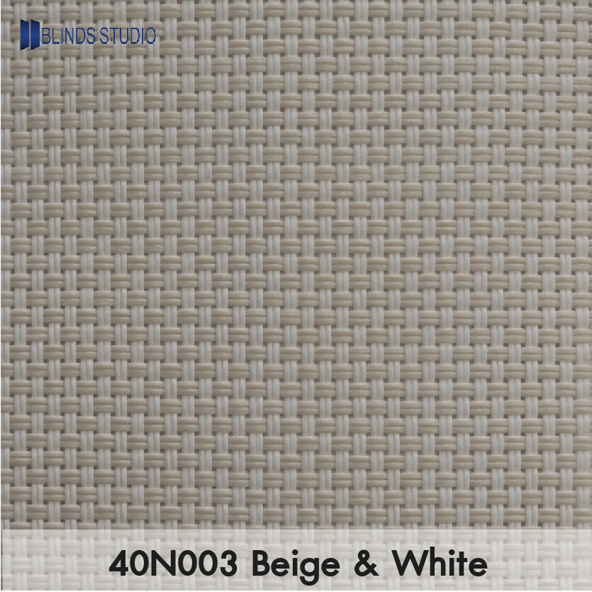 40N003 Beige / White