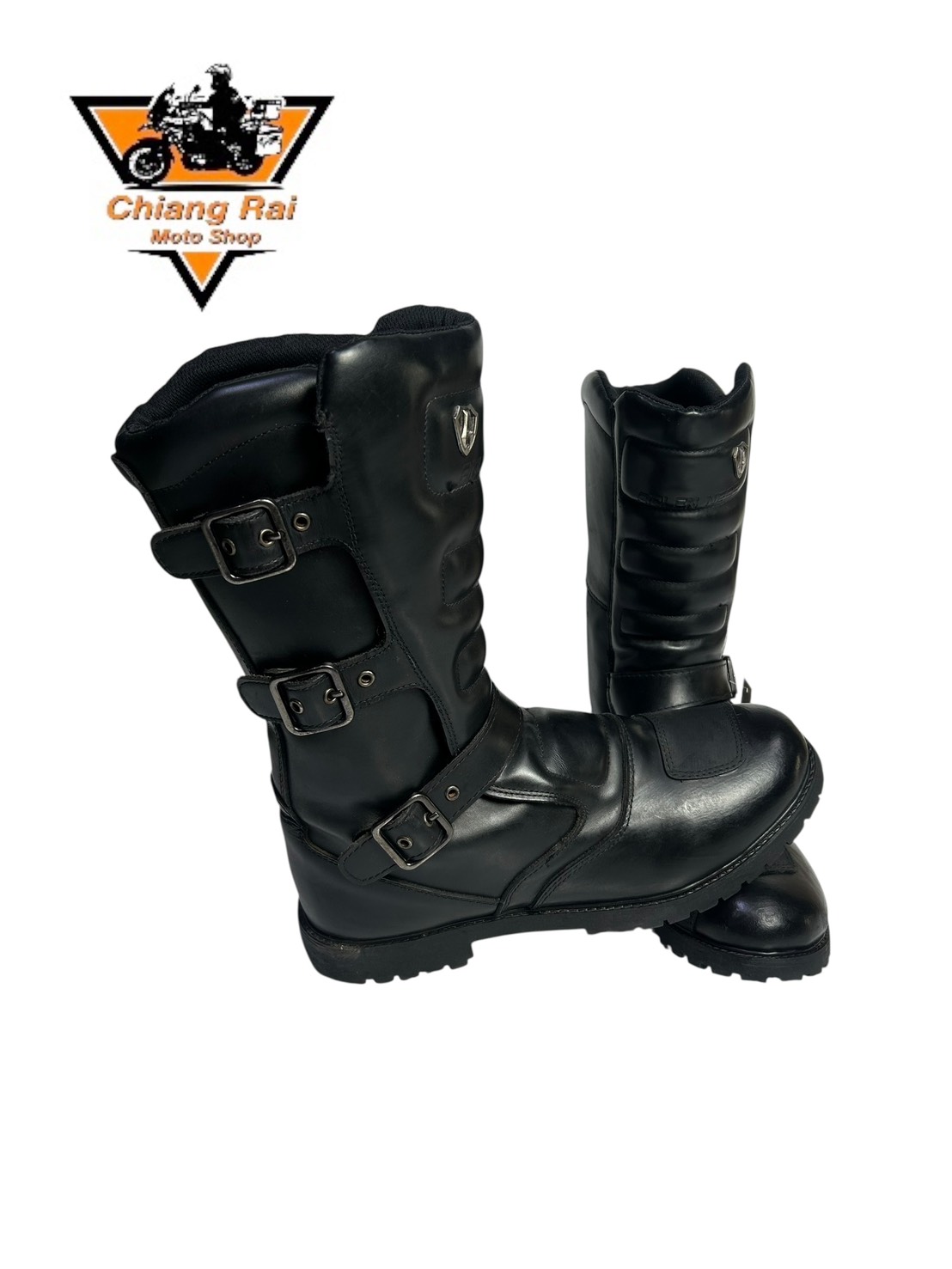 รองเท้าขี่มอเตอร์ไซด์( มือสอง) RCBT-137 Size ขนาดจากป้าย 45:EUR / 10.5:UK / 28.5:Cm.(Arlen Ness)