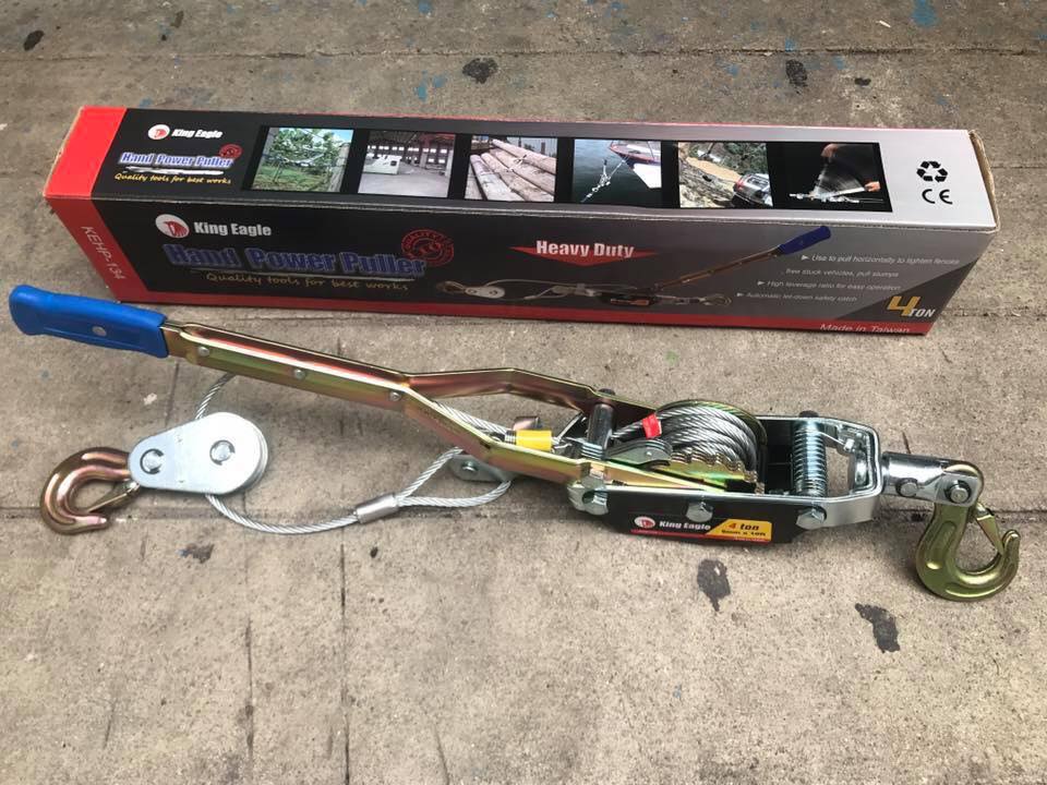 รอกสลิง มือโยก ยี่ห้อ King Eagle 4 ตัน ยาว 3 เมตร