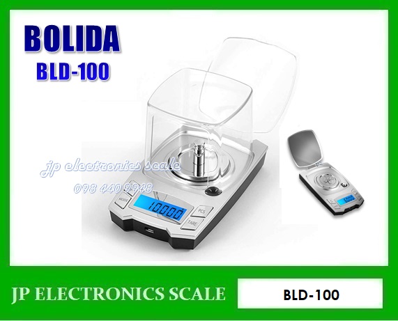 เครื่องชั่งละเอียดสูง100g เครื่องชั่งแบบพกพา100g เครื่องชั่งน้ำหนัก100กรัม เครื่องชั่งน้ำหนัก100g ตาชั่ง100กรัม เครื่องชั่ง100g ละเอียด 0.001g ยี่ห้อ BOLIDA รุ่น BLD-100