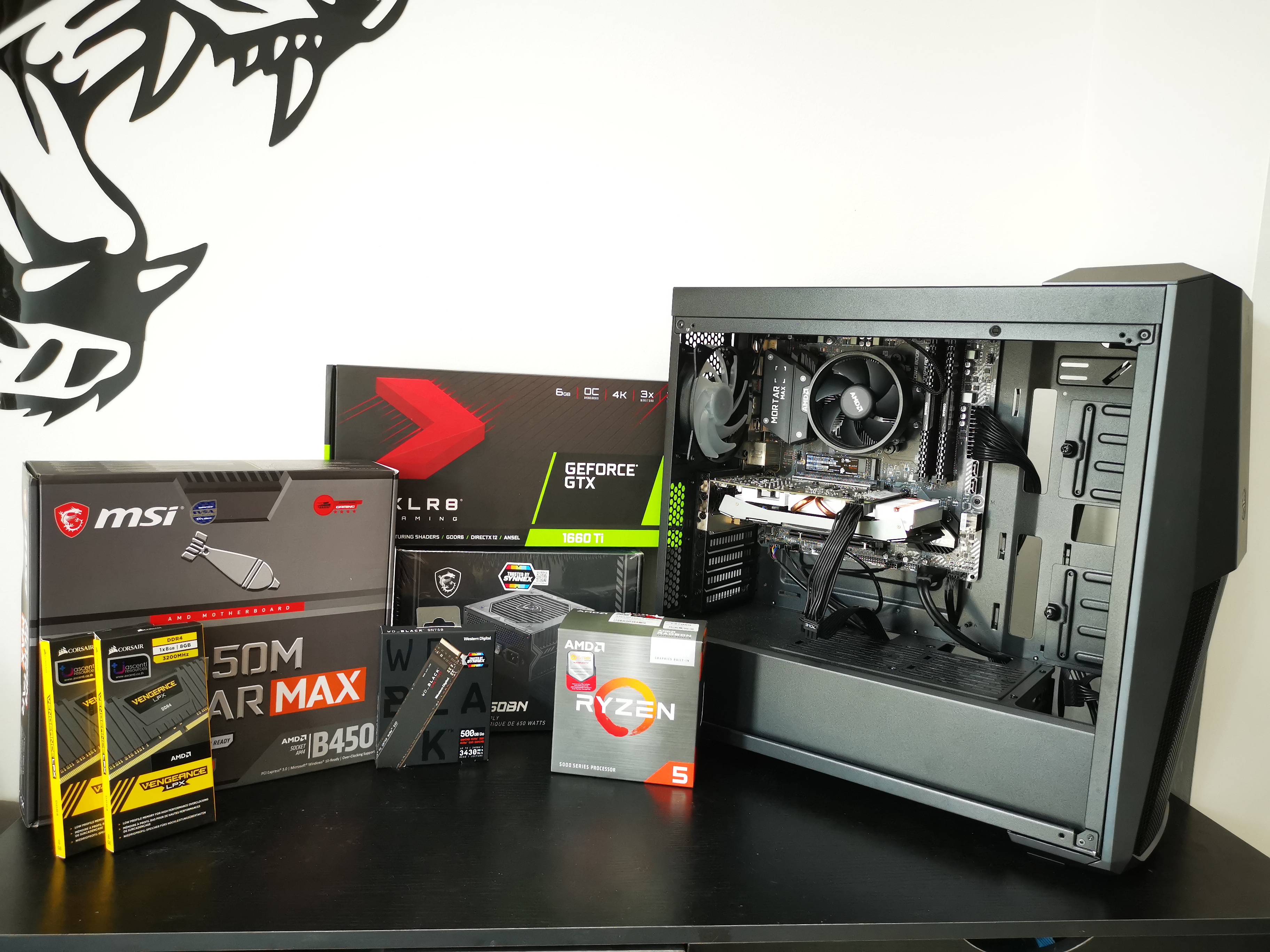 คอมประกอบ R5 5600G + 1660ti 6G