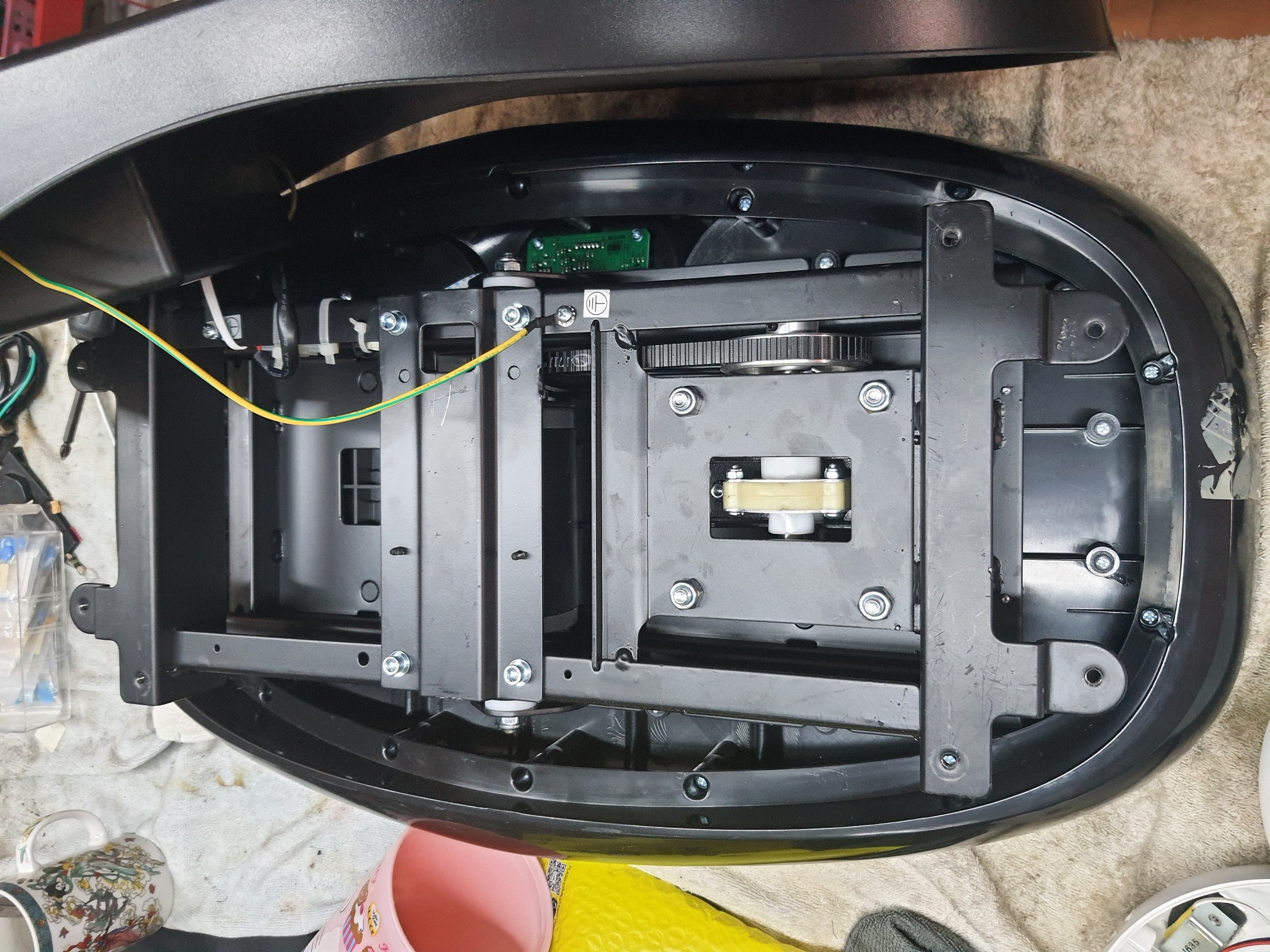 ซ่อมเครื่องสั่นออกกำลังกาย ยี่ห้อ DOCTORAIR รุ่น SB-003 อาการเครื่องซ๊อตไม่ทำงาน