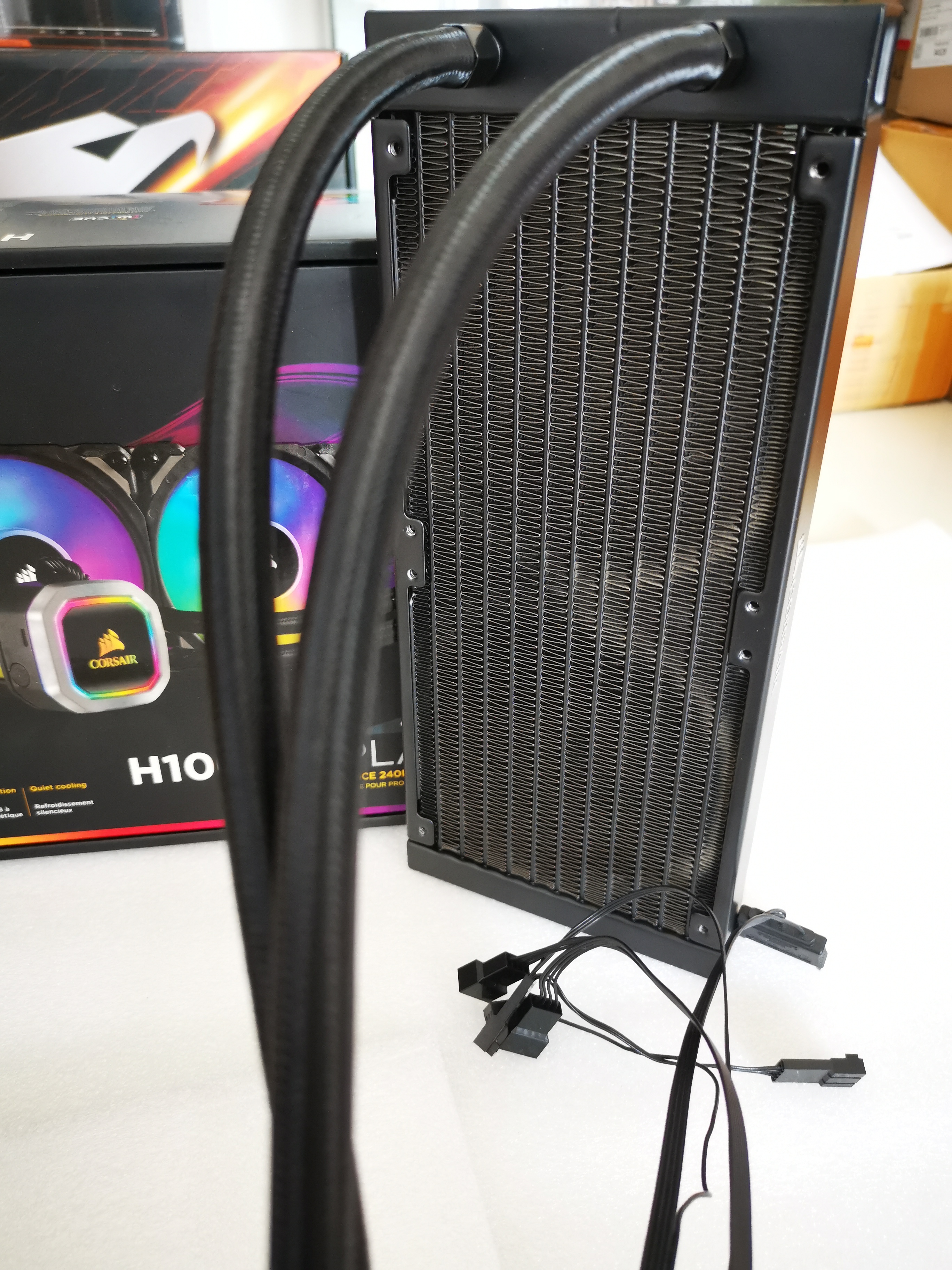 CPU LIQUID COOLER CORSAIR H100I RGB PLATINUM
