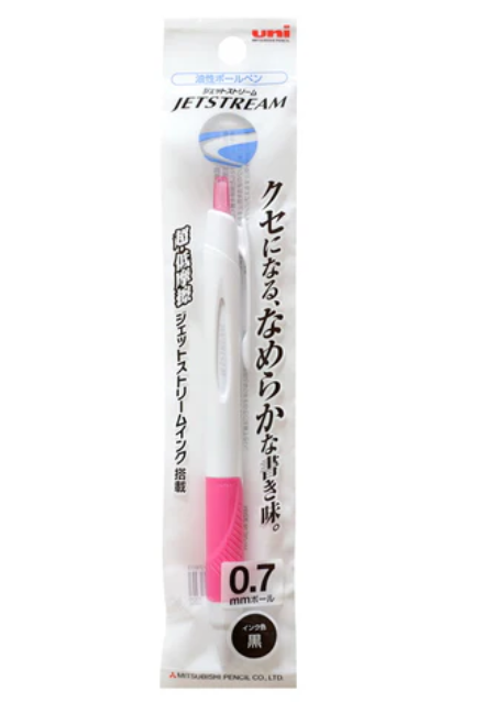 ปากกา uni mitsubishi Jetstream เขียนลื่น เขียนดี จากญี่ปุ่น 0.7 สีดำ MADE IN JAPAN