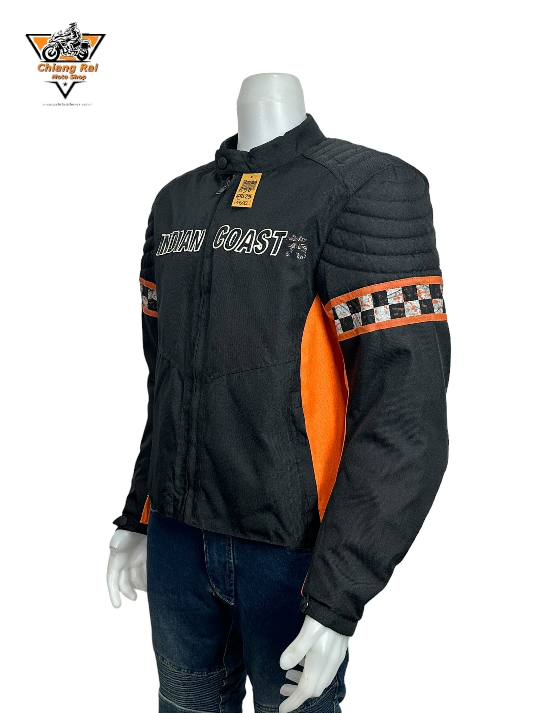 เสื้อขี่มอเตอร์ไซด์( มือสอง) RCSA 856 : อก 48" ยาว 25" (L) **INDIAN COAST**