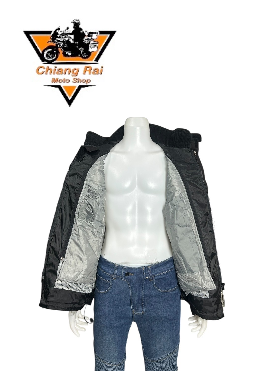 เสื้อขี่มอเตอร์ไซด์( มือสอง) CRTA 755 อก 48" ยาว 29 (XL) **Ixon**