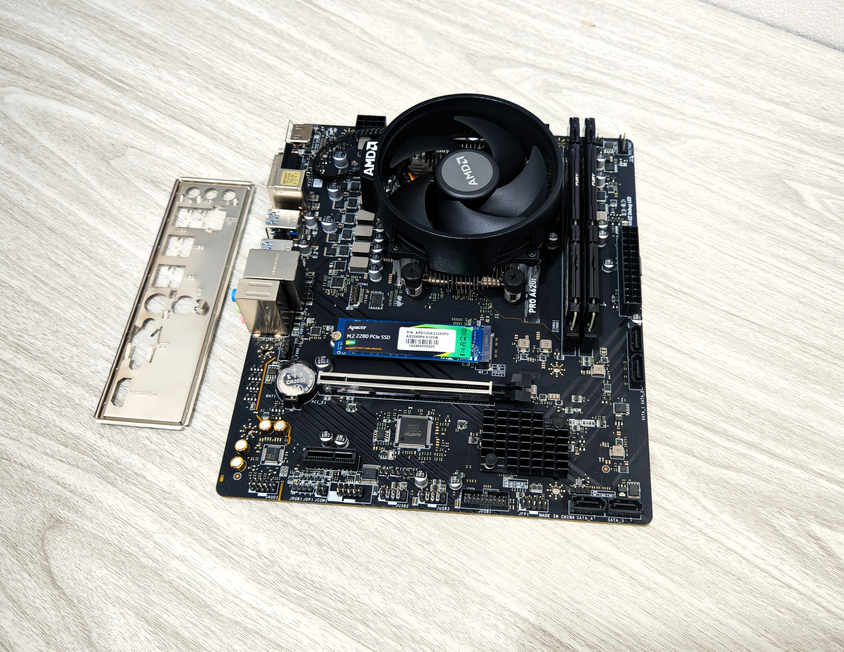 เซ็ตมัดรวม บอร์ด A620M E + R5 7600 + DDR5 32GB + M.2 512GB
