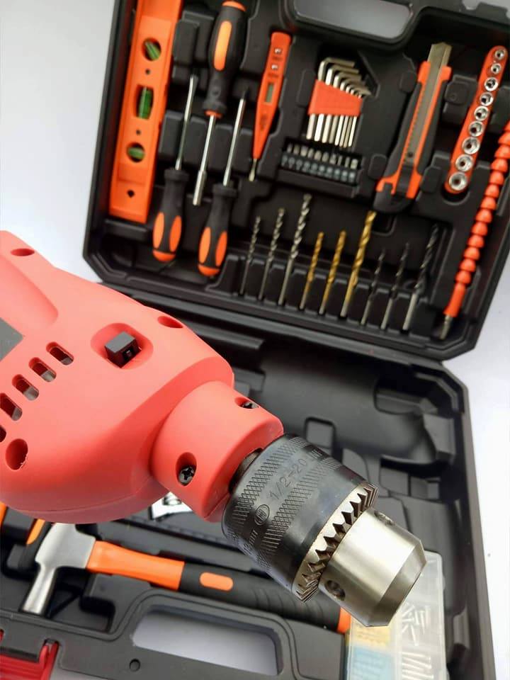 BONCHI ชุดสว่านกระแทกไฟฟ้า