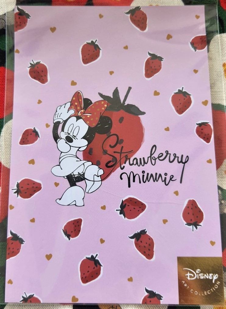 Art collection post card disney store Minnie Mouse โปสการ์ด เจ้าหญิงมินนี่เม้าส์ ของแท้จากดิสนีย์สโตร์ญี่ปุ่น