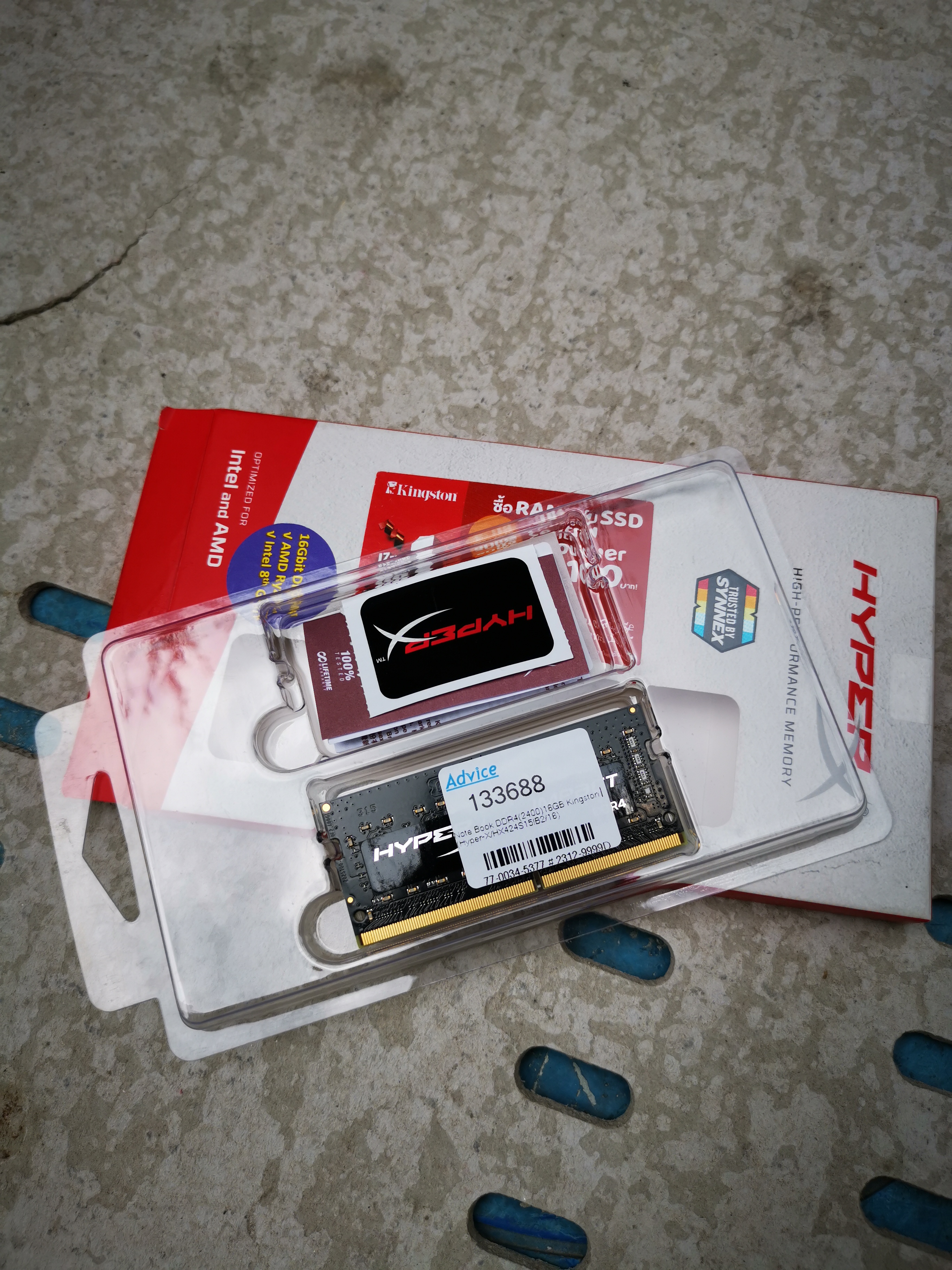 Ram NoteBook HyperX DDR4 16G/2400