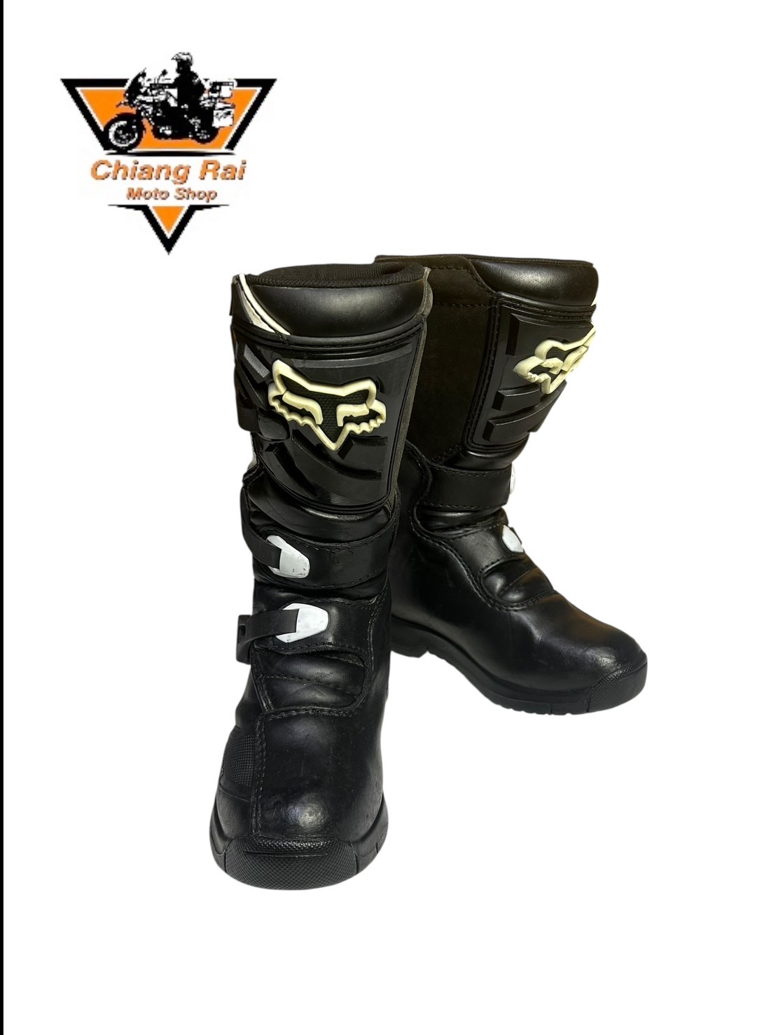 รองเท้าขี่มอเตอร์ไซด์( มือสอง) RCBT-054 Size ขนาดจากป้าย 34:EUR / 1.5:UK / 22:Cm.(FOX)