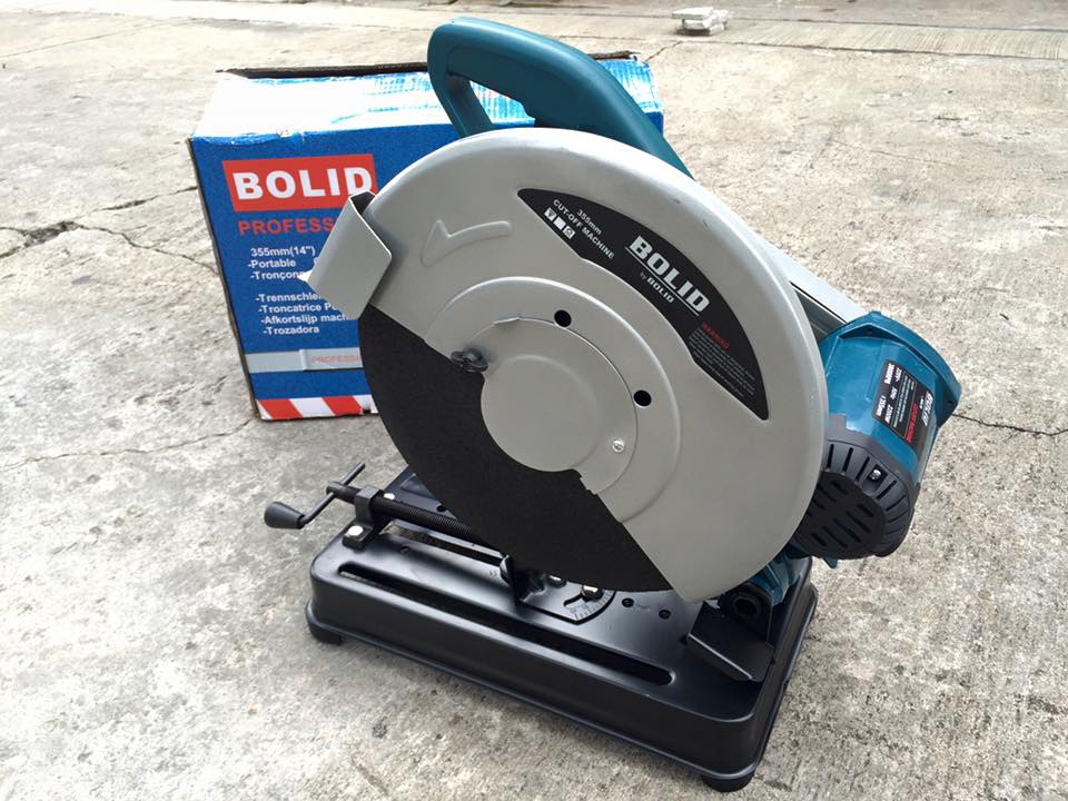 BOLID แท่นตัดไฟเบอร์ แบบสายพาน 14 นิ้ว 2200w ความเร็วรอบ 3800 rpm