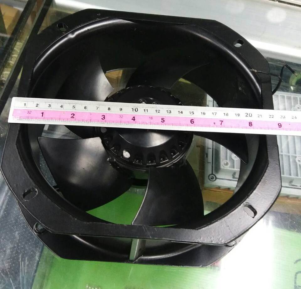พัดลม 10 นิ้ว ใบพัดเหล็ก 220VAC