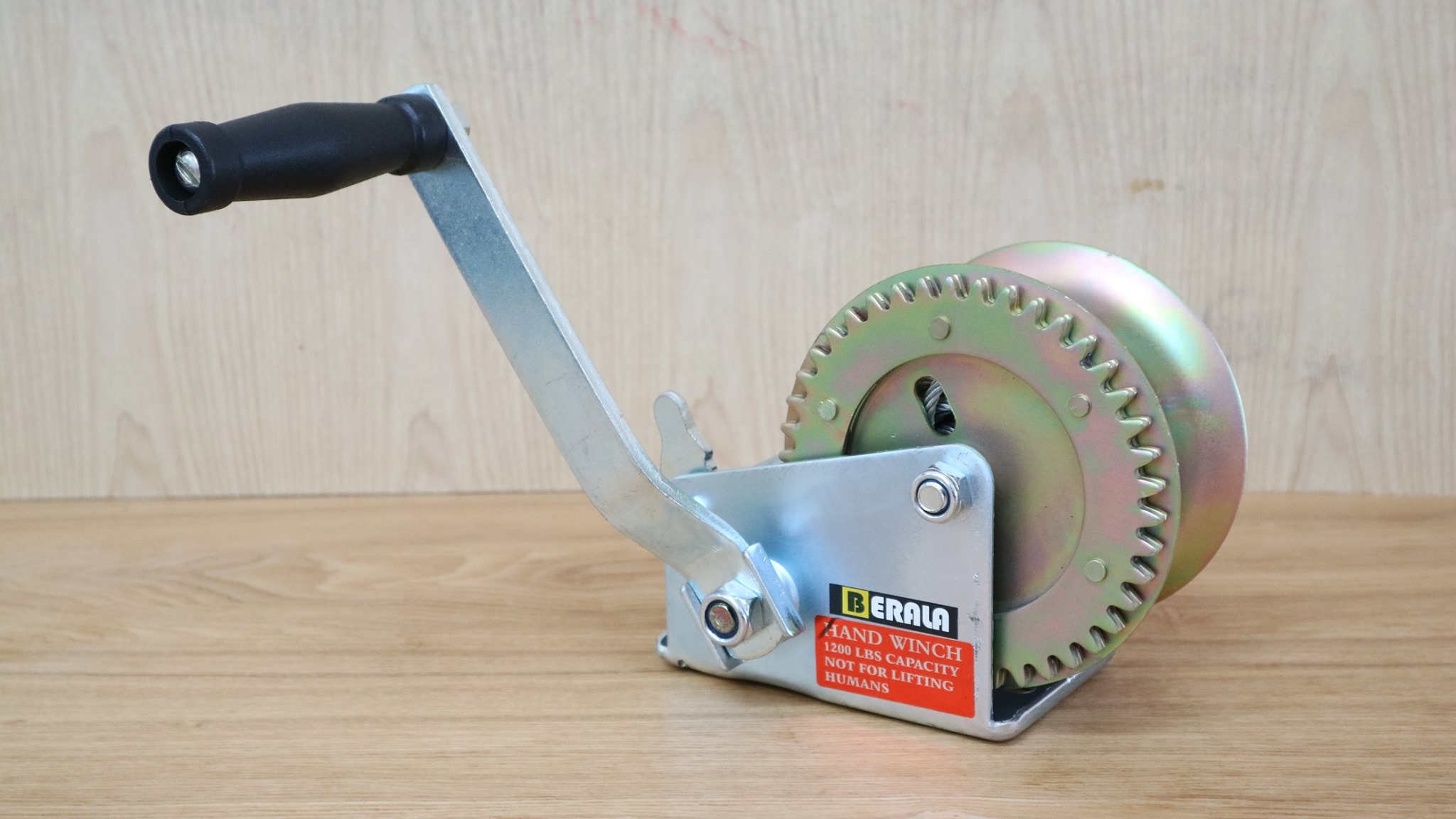 BERALA รอกสลิง มือหมุน 1200 ปอนด์ 544kg ยาว 10 เมตหนา 4.5 มิล