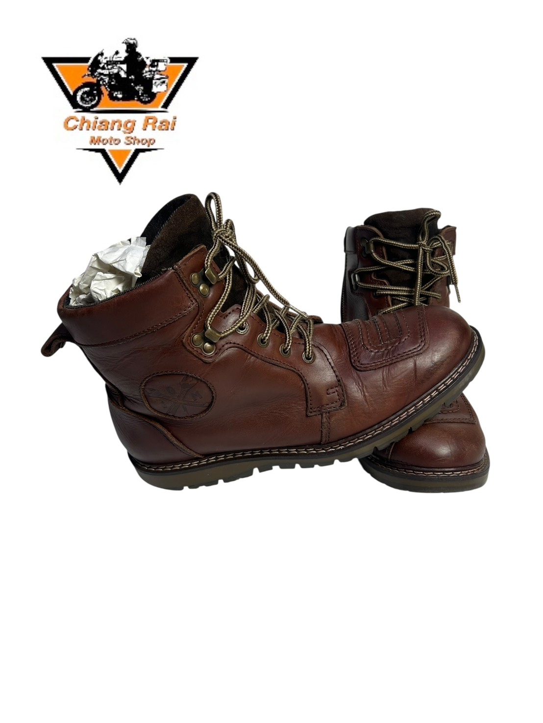 รองเท้าขี่มอเตอร์ไซด์( มือสอง) RCBT-117 Size ขนาดจากป้าย 42:EUR / 8:UK / 26.5:Cm.(JDM)