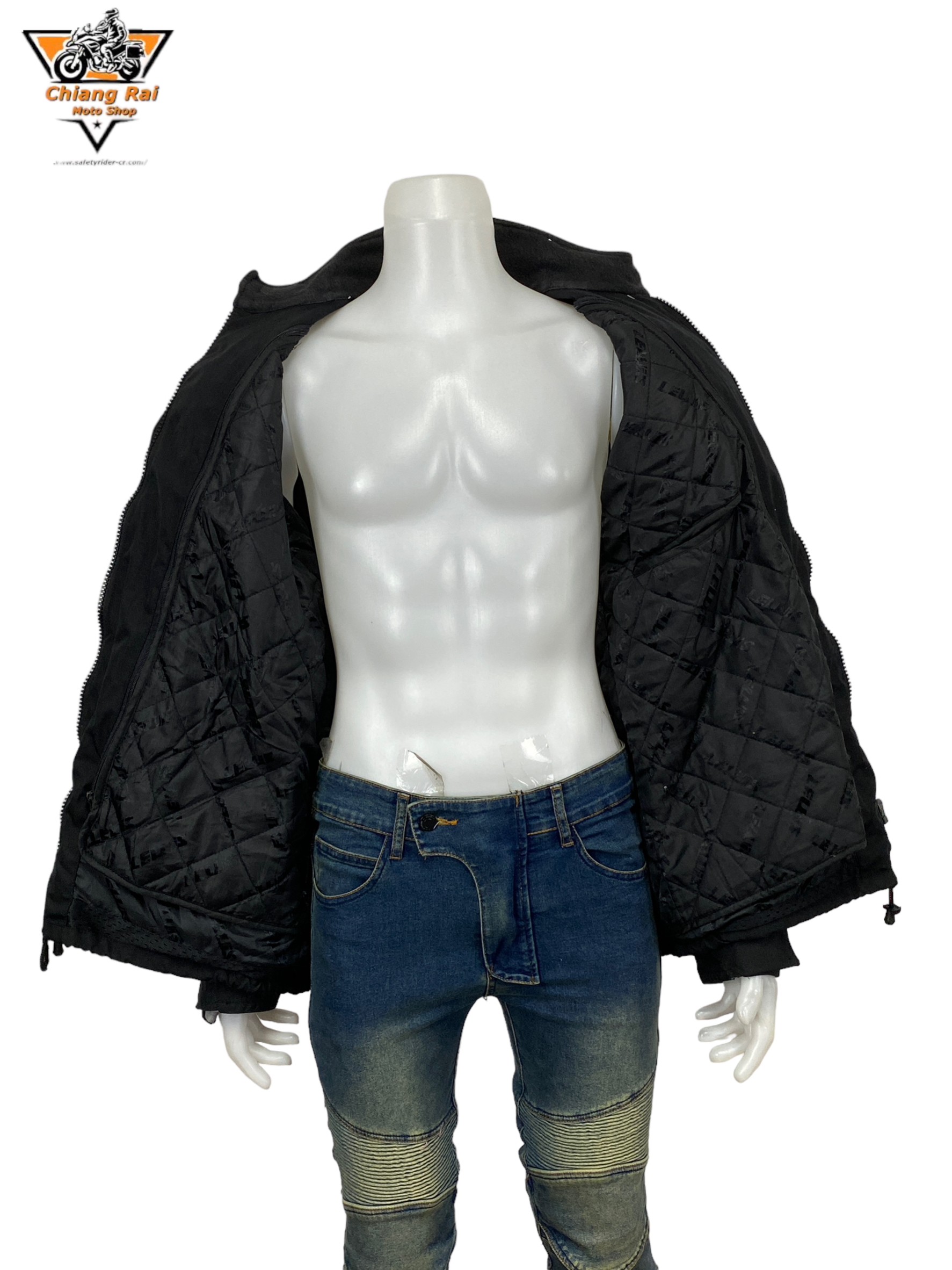 เสื้อขี่มอเตอร์ไซด์( มือสอง) RCTA 483: อก 52" ยาว 28" (XL) **LEWIS**