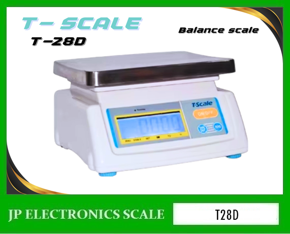เครื่องชั่งดิจิตอล15kg ตาชั่งดิจิตอล15kg เครื่องชั่งแบบตั้งโต๊ะ15กิโลกรัม เครื่องชั่งน้ำหนัก15กิโลกรัม ตาชั่ง15กิโลกรัม ความละเอียด1g ยี่ห้อ T-SCALE รุ่น T28D ขนาดถาดชั่ง 190x230mm.