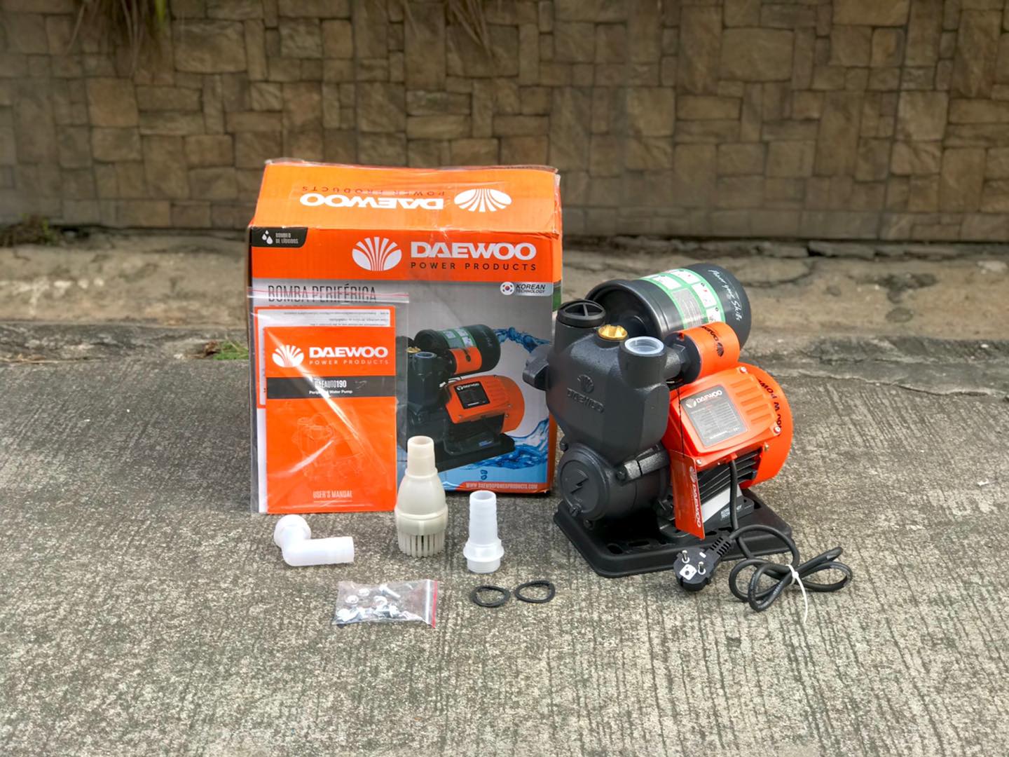 ปั๊มน้ำอัตโนมัติ Daewoo รุ่น DAEAUTO190