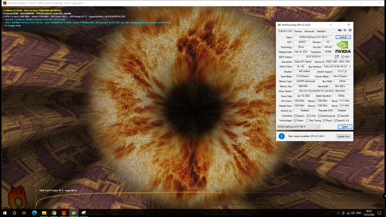 Zotac GTX 750 Ti 2GB D5
