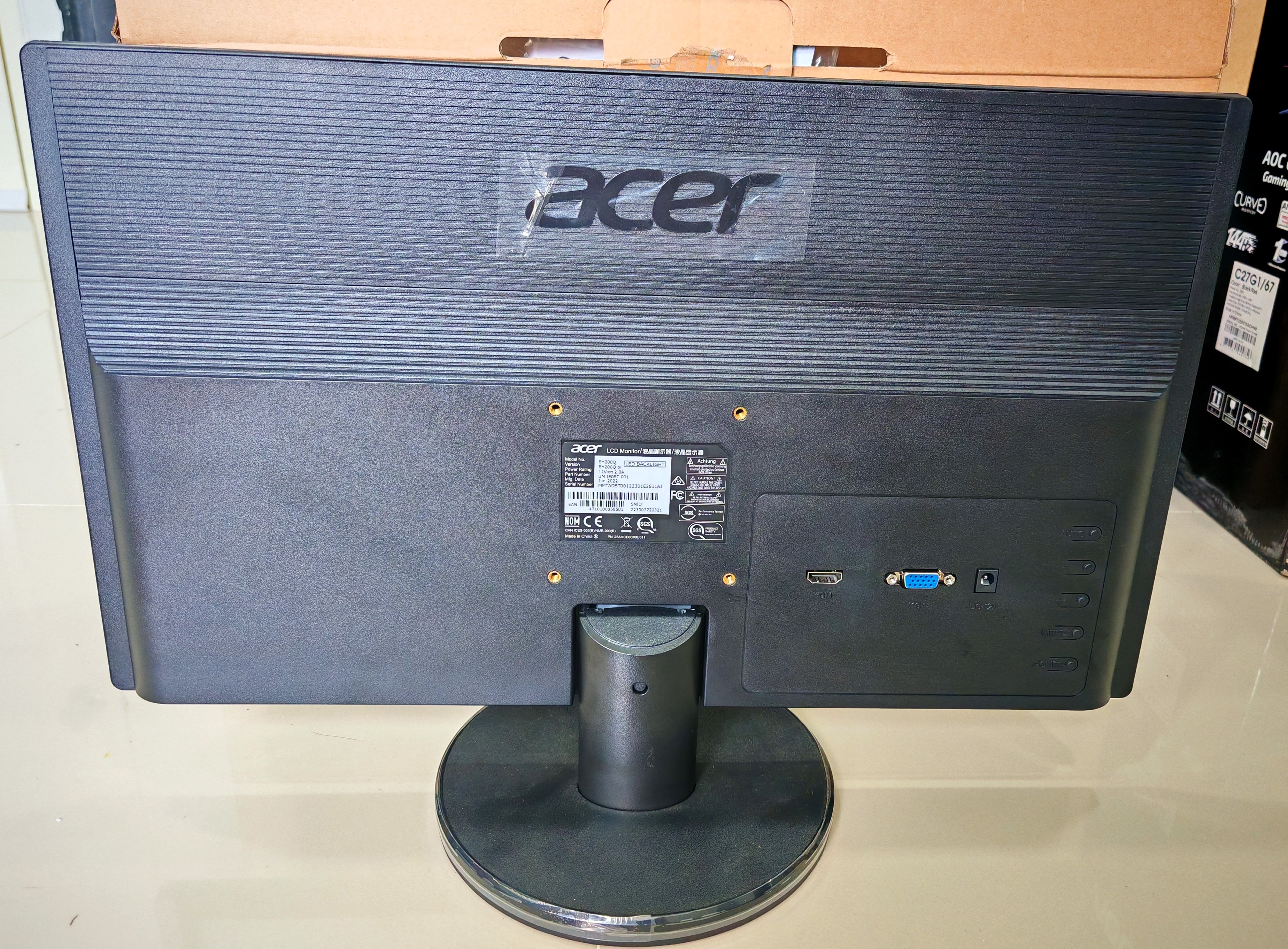 Monitor Acer EH200Q bi TN 60Hz