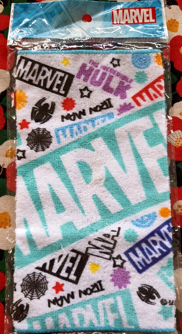 ผ้าเช็ดหน้า MAVEL จากญี่ปุ่น Size : 21 x 21 cm