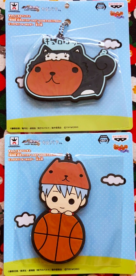 พวงกุญแจ LAST GAME × カピバラさん คาปิบาราซัง Kapibarasan Size : 9 -10 cm จากญี่ปุ่น
