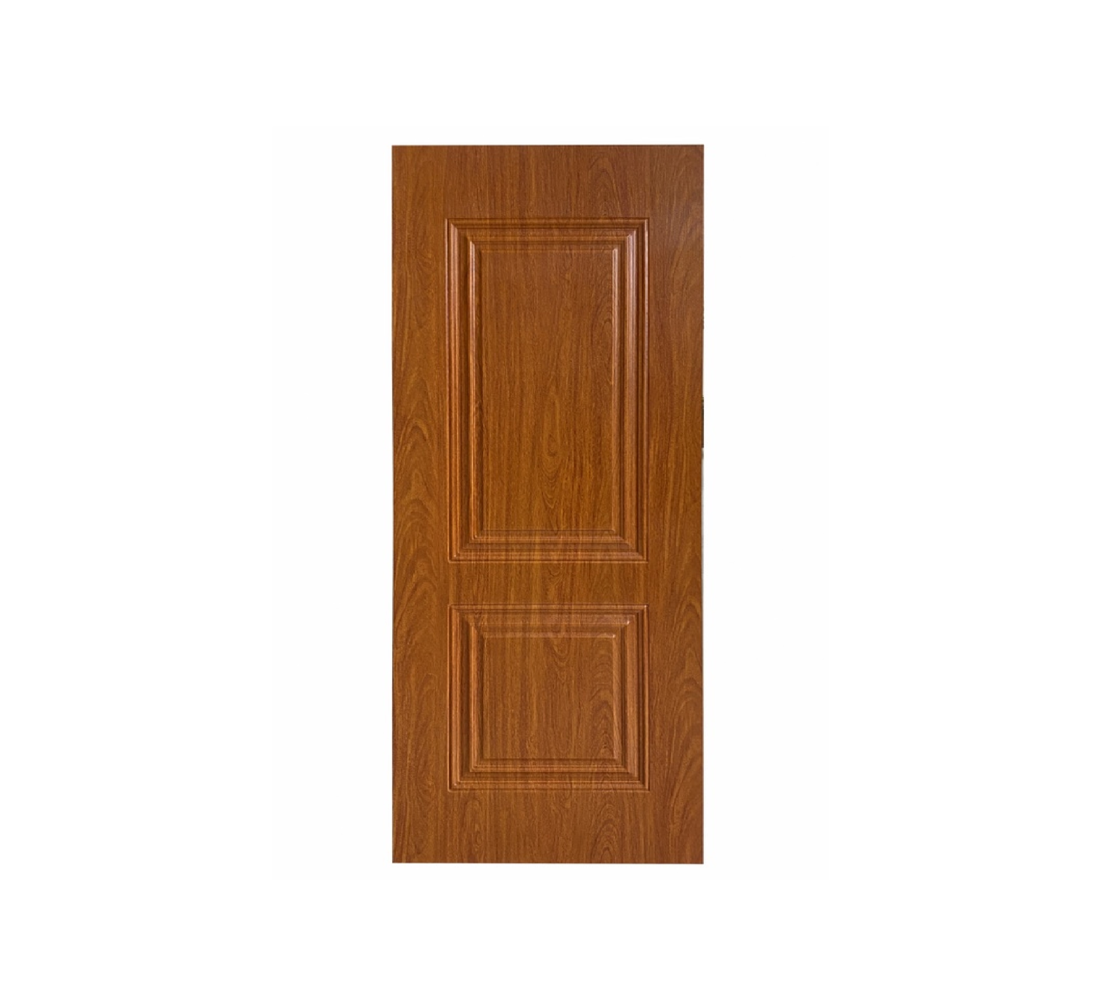 WELLINGTAN ประตูยูพีวีซี บานทึบ 2ฟักตรง UPVC-W701 80x200ซม. YELLOW CHERRY